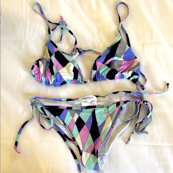 Emilio Pucci Other - Emilio Pucci Pastel Geometric Bikini